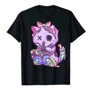 Zombie Noodle Cat Tee